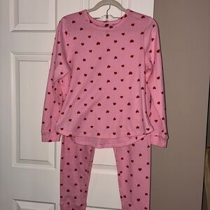 Adore Me Pink Heart Pajamas EUC SZ 0X